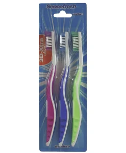 Sencefresh tannbørste 3D-Xtra Clean Medium 3pk