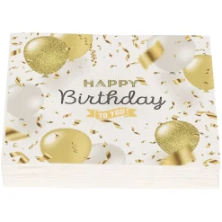 Serviett Happy Birthday 20pk