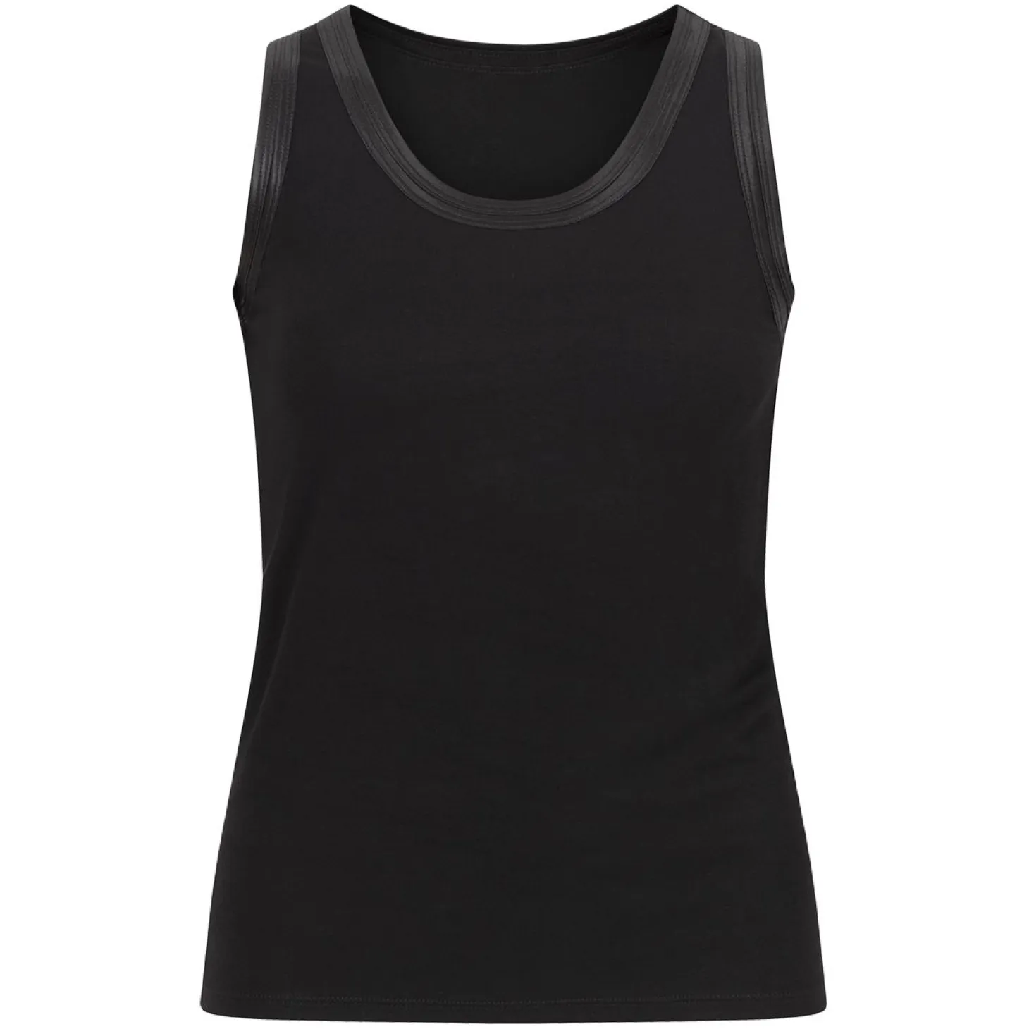 Singlet med satengbånd