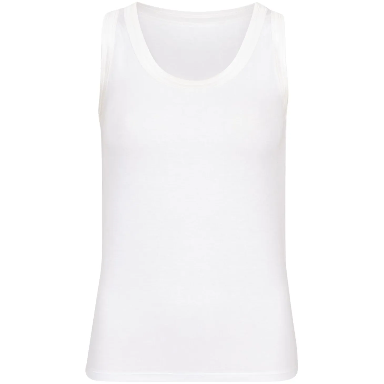 Singlet med satengbånd