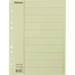 Skilleblad ESSELTE A4 10-delt