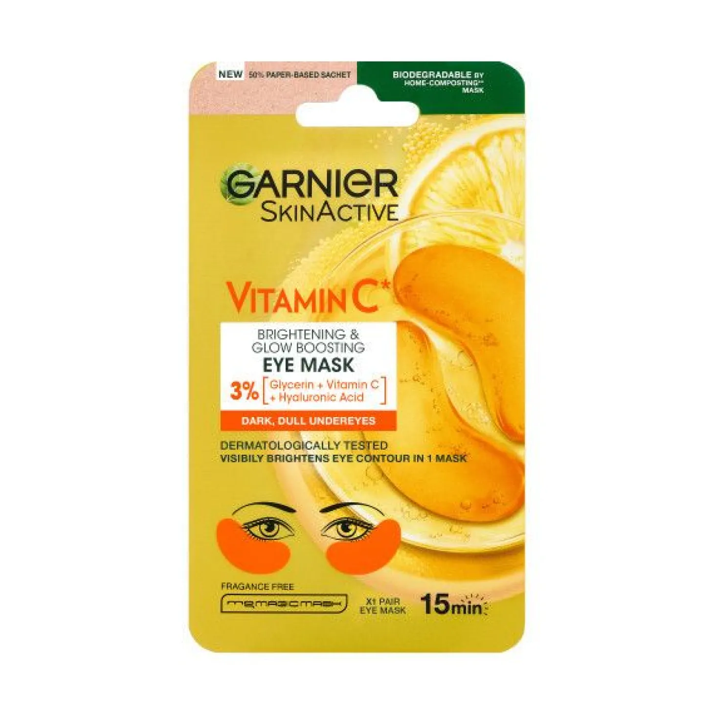 SkinActive Vitamin C Brightening & Glow Boosting Eye Sheet M