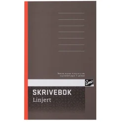 Skrivebok 10,5x17cm linjer