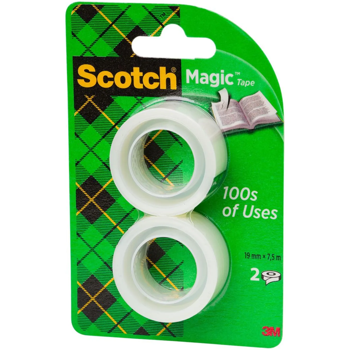 Tape SCOTCH Magic 810 19mmx7,5m ref 2pk