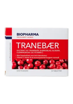 Tranebær med Bjørkeblad