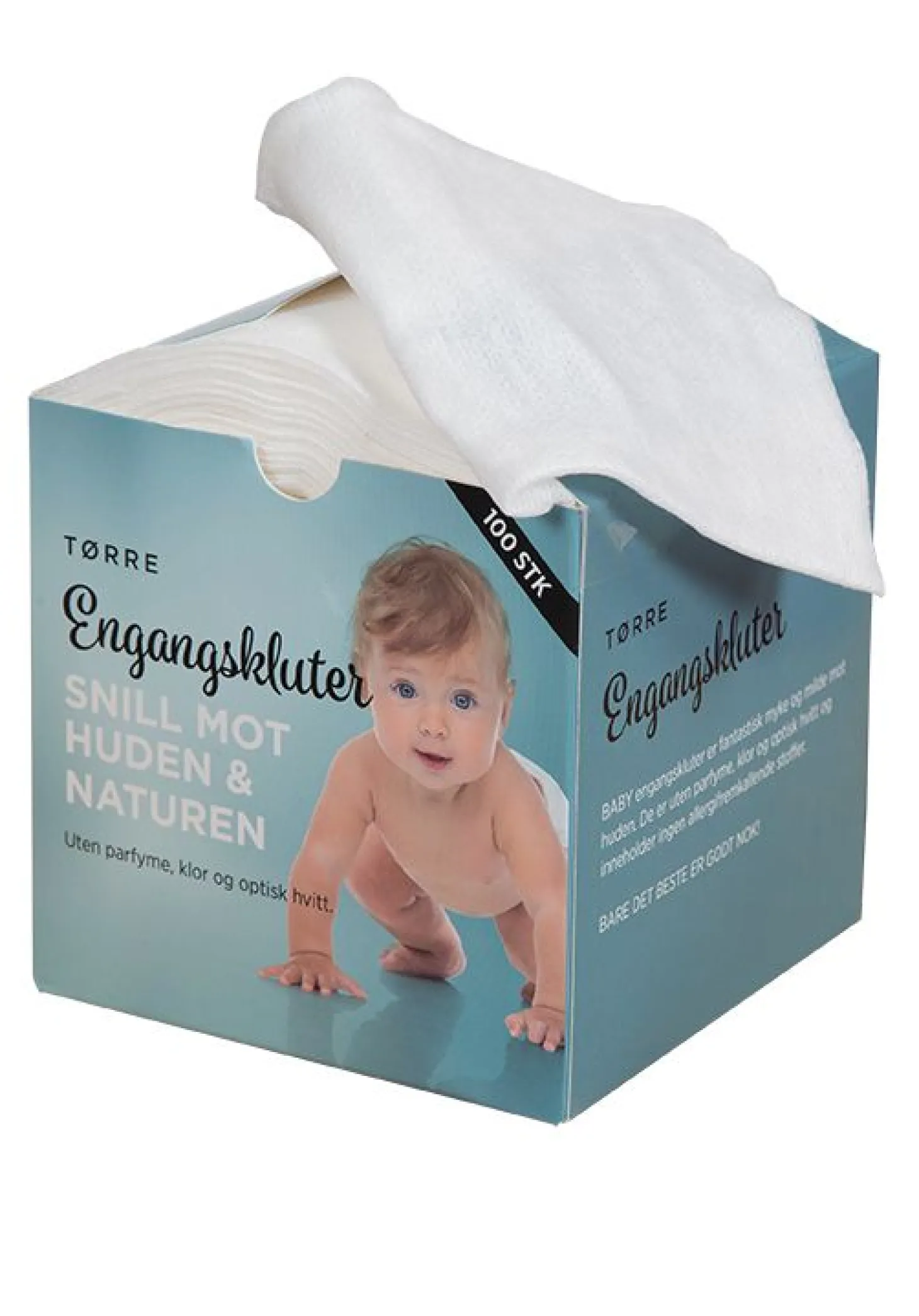 Tørre engangskluter