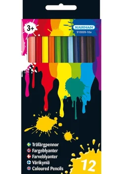 Tynne fargeblyanter 12pk