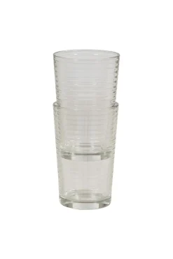 Vannglass 6pk rilllet 10,5 cm