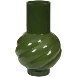 Vase i glass 28cm Spiral