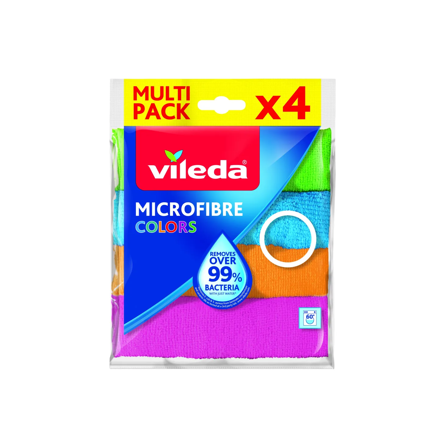 Vileda Microfiberklut 4pk