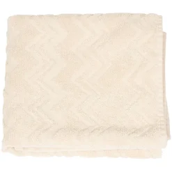 Zig Zag ensfarget håndkle 30x30